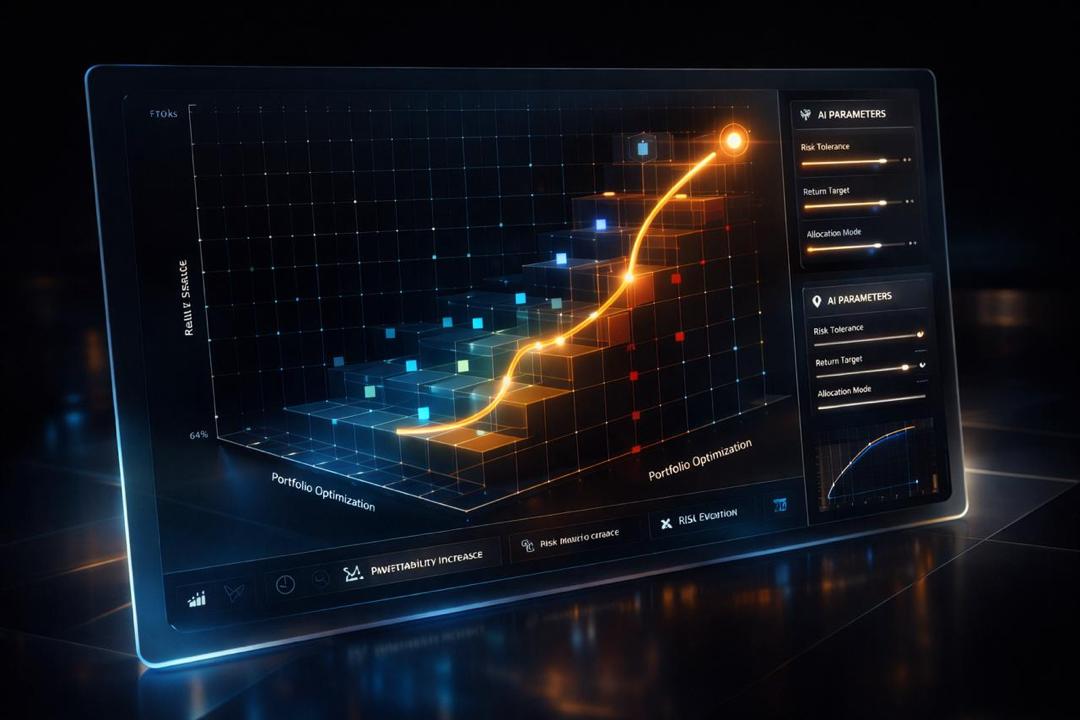 Portfolio manager analyzing allocation charts
